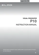 Elmo P10 Manual De Usuario