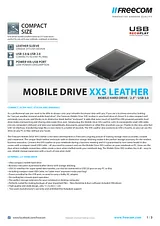 Freecom XXS Leather 500GB 56056 Справочник Пользователя