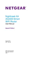 Netgear R7500v2 - Nighthawk Dual Band Gigabit Wireless Router - 802.11ac 사용자 설명서