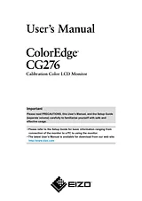 Eizo CG276 Manual Do Utilizador