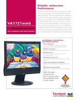 Viewsonic VA1721wmb VA1721WMB 产品宣传页