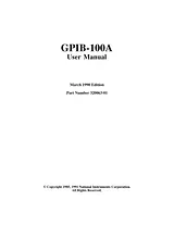 National Instruments GPIB-100A 用户手册