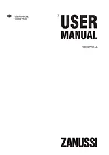 Zanussi ZHS92551XA Manual Do Utilizador