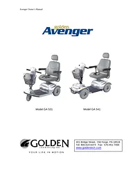 Golden Technologies GA 541 Manuel D’Utilisation