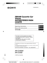 Sony XR-CA360 Manual Do Utilizador
