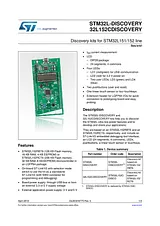 STMicroelectronics Discovery kit for STM32L151/152 line - with STM32L152RC MCU STM32L152C-DISCO STM32L152C-DISCO Data Sheet