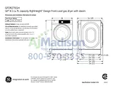 GE GFDR275GHMC Specification Sheet