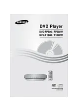 Samsung DVD-F1080 DVDF1080 사용자 설명서