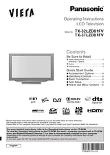 Panasonic TX37LZD81FV Operating Guide