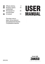 Zanussi ZSF2415 Manual Do Utilizador