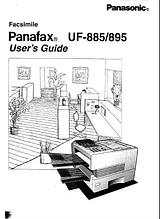Panasonic UF-885 Справочник Пользователя