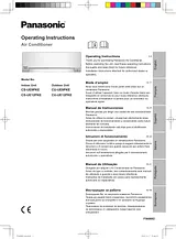 Panasonic CU-UE9PKE Operating Guide