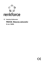 Renkforce Active PA subwoofer 15 " PAS15A 220 W 1 pc(s) PAS15A 数据表