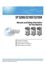 Ricoh SP 5200S/5210SF/5210SR Manuale Utente