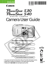 Canon PowerShot S40 Betriebsanweisung