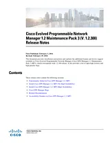 Cisco Cisco Evolved Programmable Network Manager 1.2 發佈版本通知