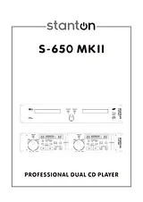 Stanton S-650 MK II Manuale Utente