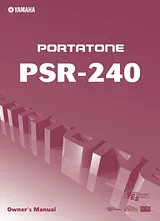 Yamaha PSR - 240 用户指南