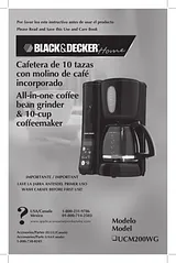 Black & Decker UCM200WG 手册
