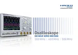 Hameg HMO3054 4-channel oscilloscope, Digital Storage oscilloscope, 21-3054-0000 データシート