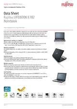 Fujitsu E782 VFY:E7820MXP31NC Data Sheet
