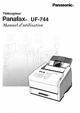Panasonic UF-744 Instruction Manual