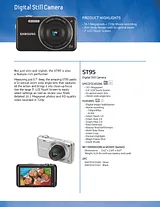 Samsung ST95 EC-ST95ZZBPSUS Leaflet