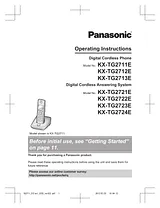 Panasonic KXTG2724E Mode D’Emploi