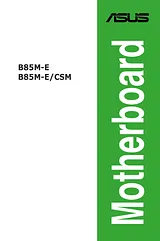ASUS B85M-E Manual Do Utilizador