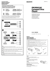 Sony CDX-C4850R Guía De Instalación