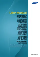 Samsung S22C450BW Manual Do Utilizador