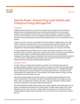 Cisco Cisco Energy Management Discovery Service White Paper