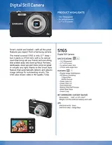 Samsung ST65 EC-ST65ZZBPUUS Leaflet