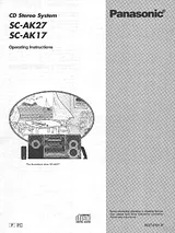 Panasonic SC-AK27 用户手册