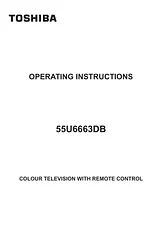Toshiba 55" Toshiba Ultra HD WLAN TV Instructions De Sécurité Importantes