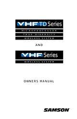Samson VHF TD Series Manuel D’Utilisation