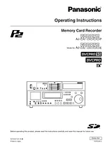 Panasonic AJ-Spd850p Manuel D’Utilisation