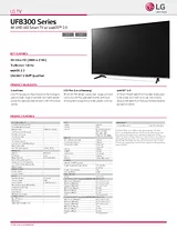 LG 50UF8300 Specification Guide