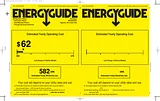 Electrolux EW26SS65GW Energy Guide