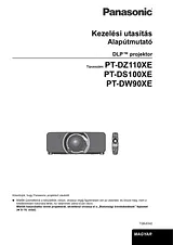 Panasonic PT-DZ110XE Operating Guide