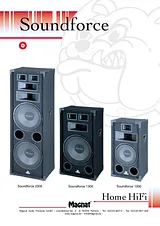 Magnat Soundforce 1300 1009133 Техническая Спецификация