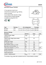 Infineon Technologies N/A BCV 61 B NPN Case type SOT 23 I(C BCV61B Data Sheet