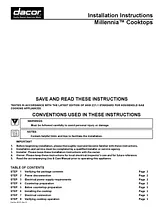 Dacor ETT3652 Installation Guide