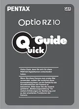 Pentax Optio RZ10 Guide D’Installation Rapide