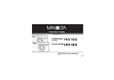Konica Minolta 160 Справочник Пользователя