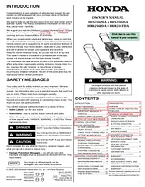 honda-power-equipment hrs216sda User Manual