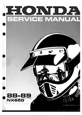 Honda 650 88-89 Manuales De Servicio