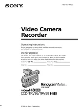 Sony CCD-TRV95 User Manual