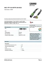 Phoenix Contact Sensor/Actuator cable SAC-17P- 5,0-35T/FS SH SCO 1430307 1430307 데이터 시트