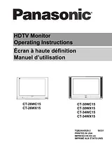Panasonic ct-26wc15 Mode D'Emploi